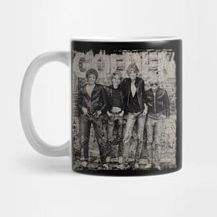 Golden Ramones Vintage Mug